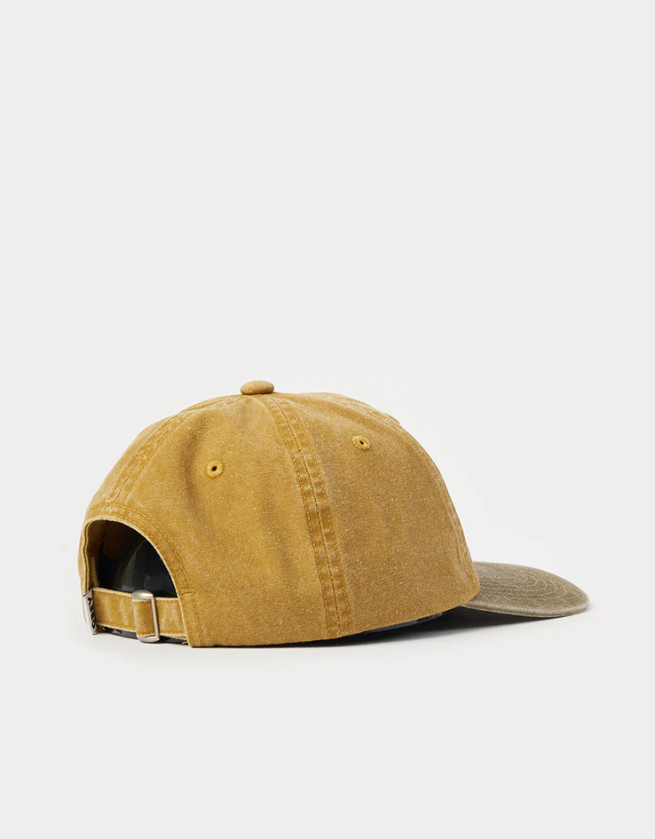 Obey Pigment Obey Farms 6 Panel Strapback Cap - Pigment Mustard Multi - Image 4