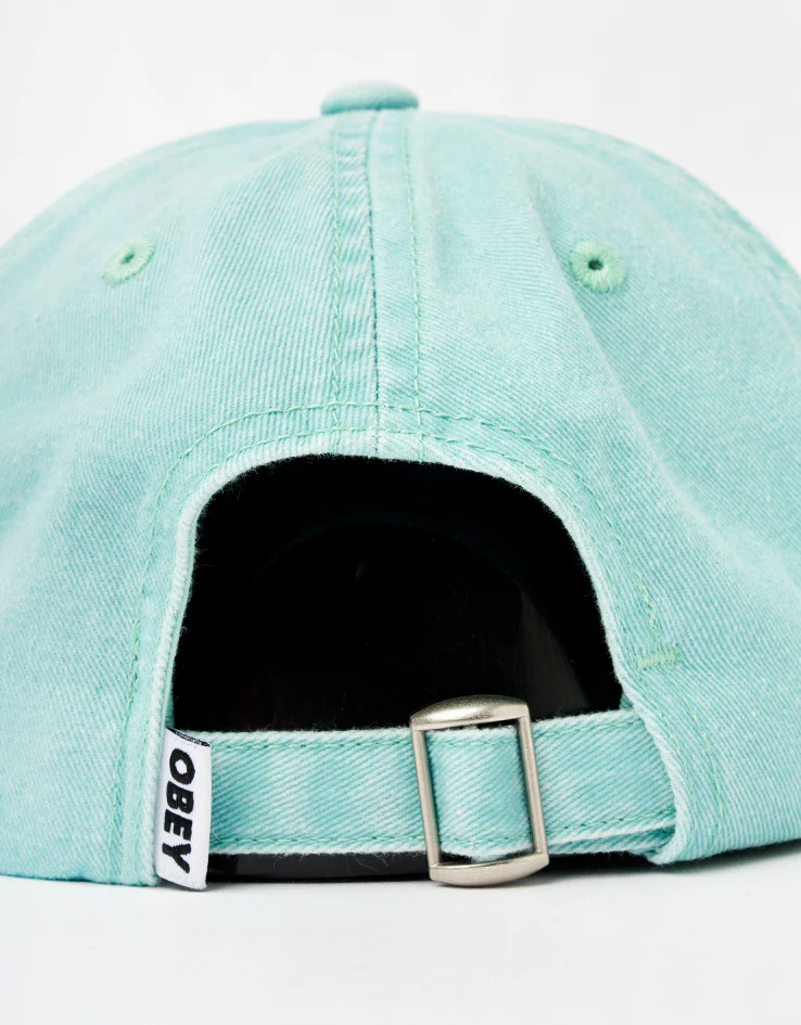 Obey Pigment Obey Studios 6 Panel Strapback Cap - Pigment Surf Spray - Image 3