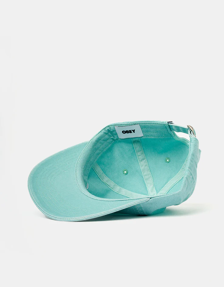 Obey Pigment Obey Studios 6 Panel Strapback Cap - Pigment Surf Spray - Image 5