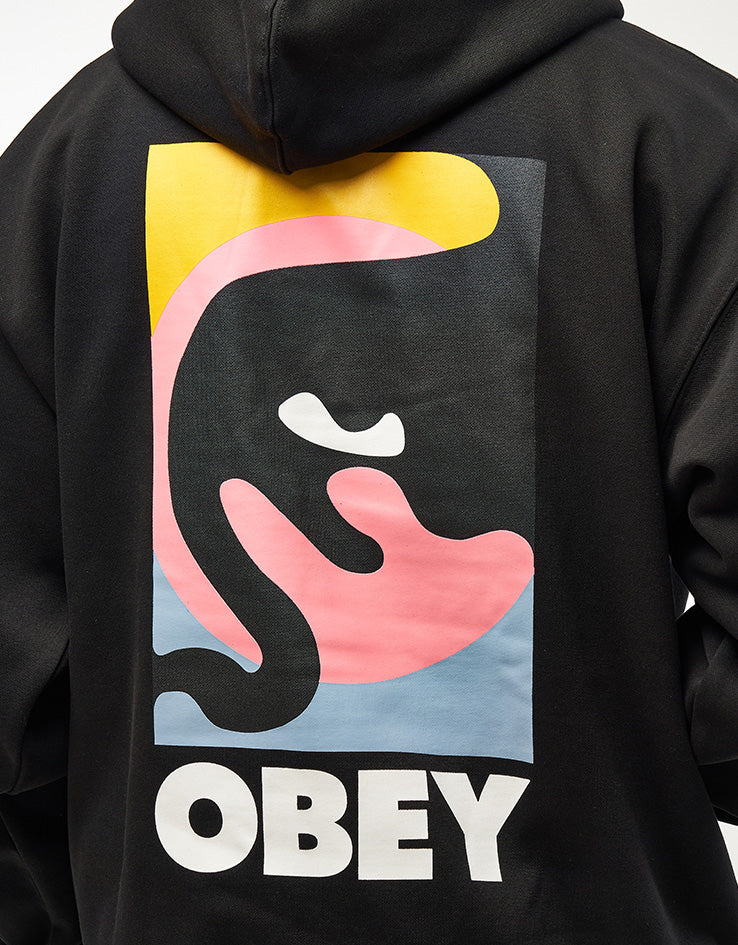 Obey Quarter Icon Pullover Hoodie - Black - Image 3