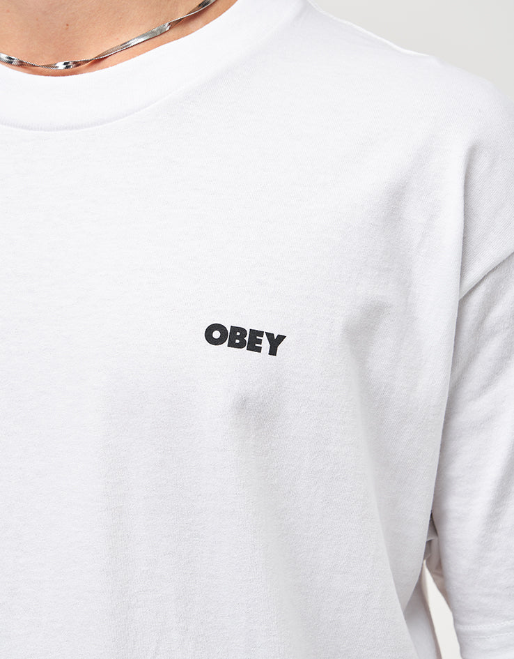 Obey Quarter Icon T-Shirt - White - Image 4
