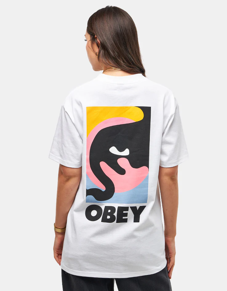 Obey Quarter Icon T-Shirt - White - Image 5
