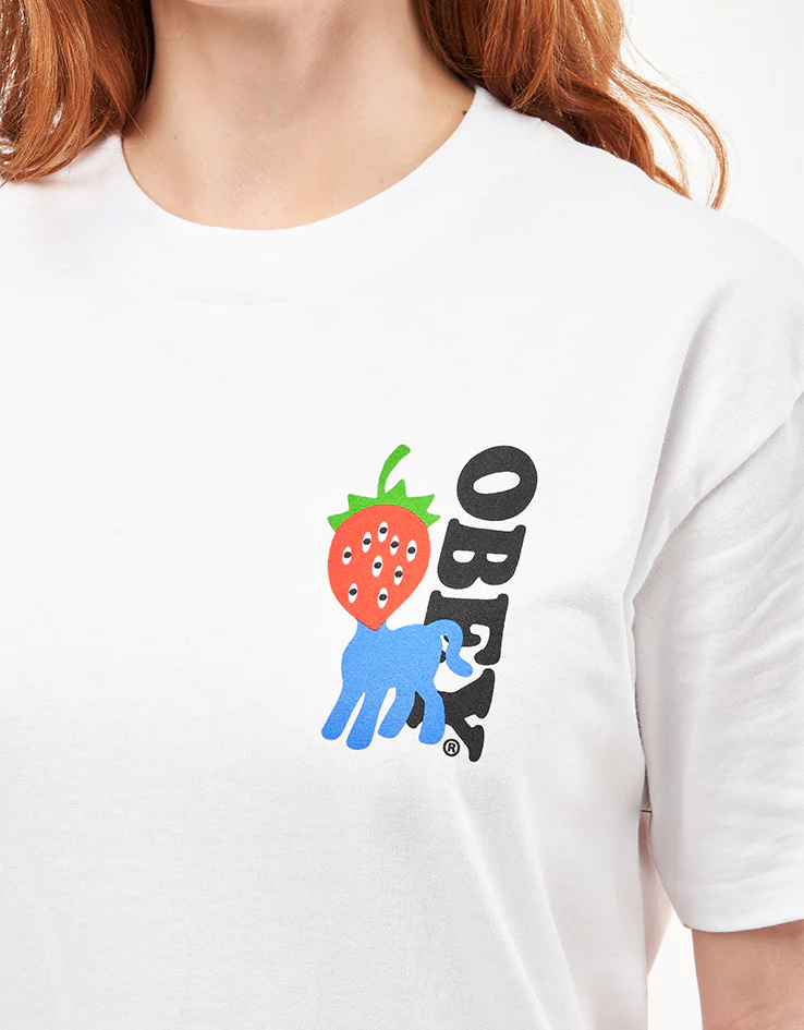 Obey Strawberry T-Shirt - White - Image 8