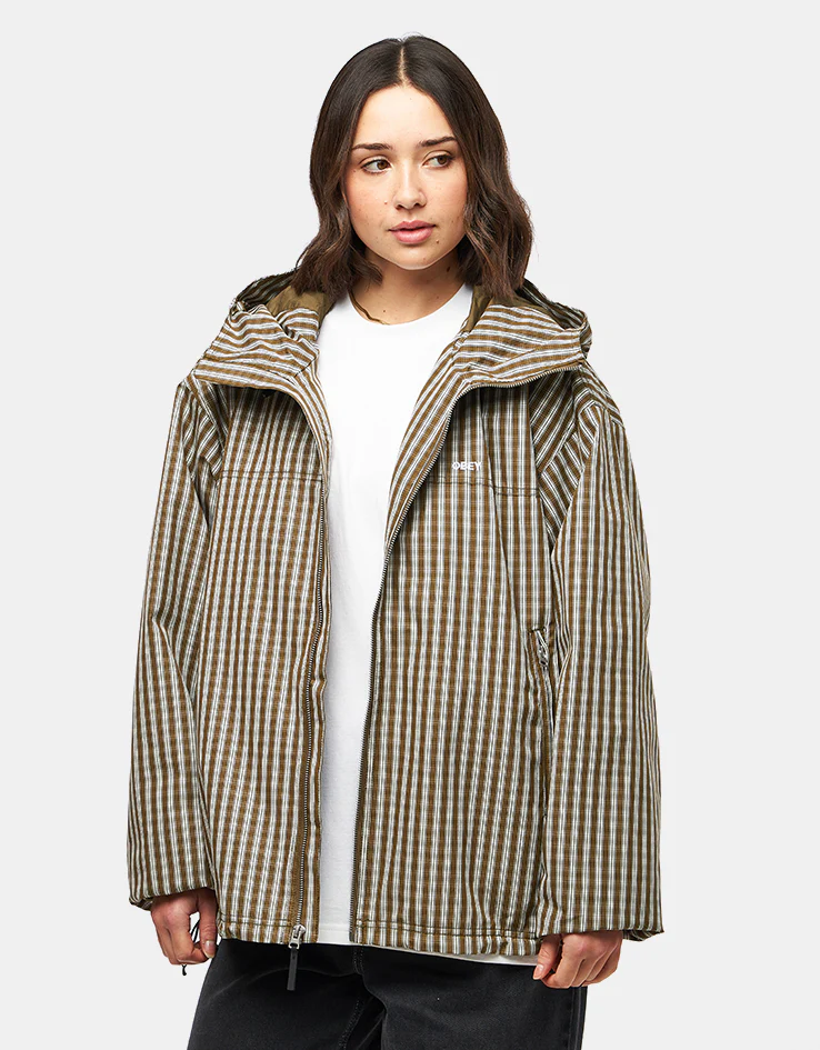 Obey Vista Jacket - Plaid Multi - Image 9