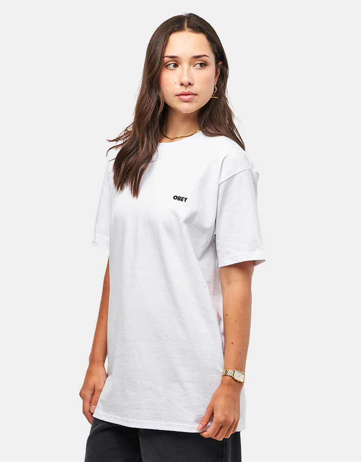 Obey Visual Studios T-Shirt - White - Image 6