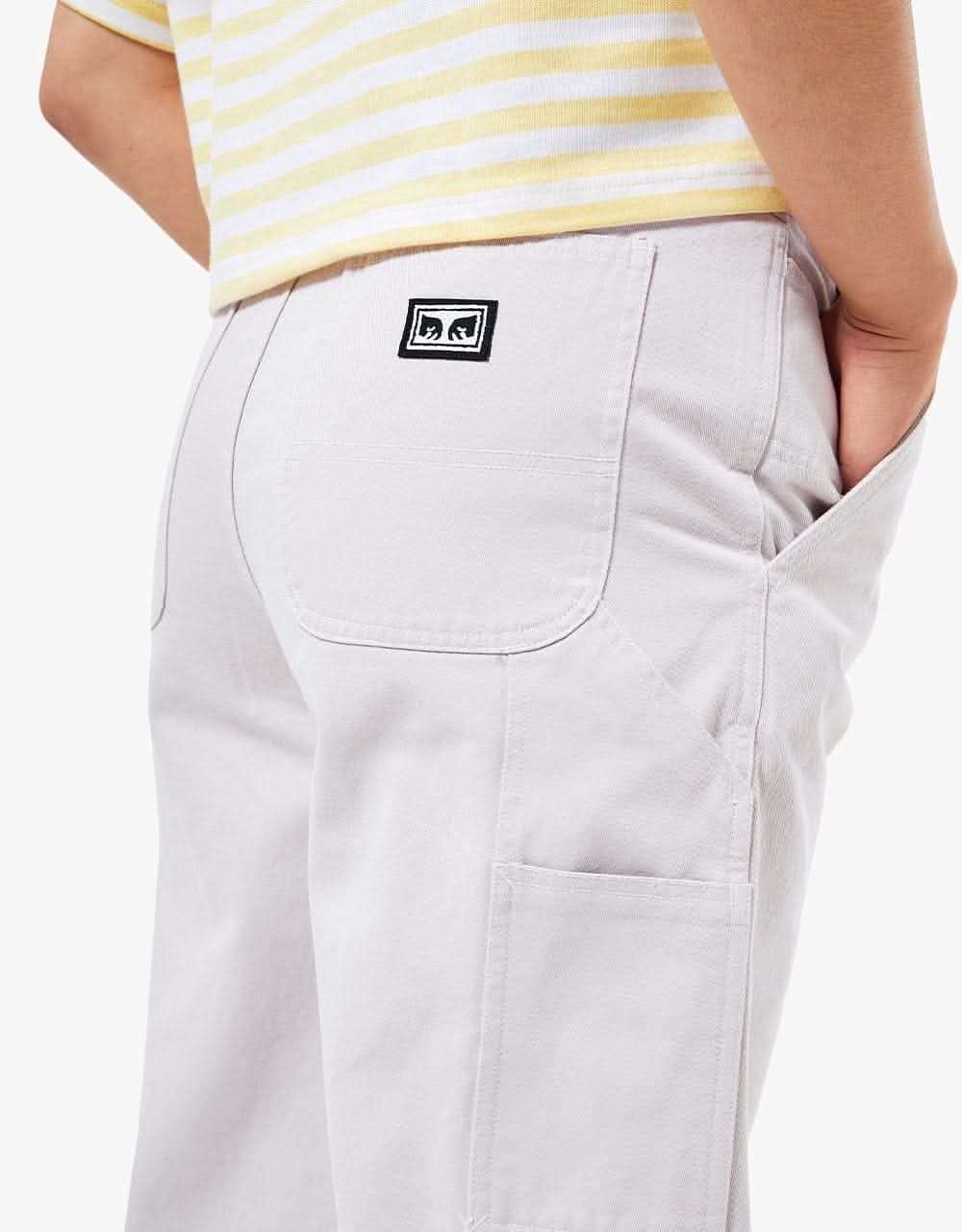 Obey Womens Brighton Carpenter Pant - Purple Paste - Image 2