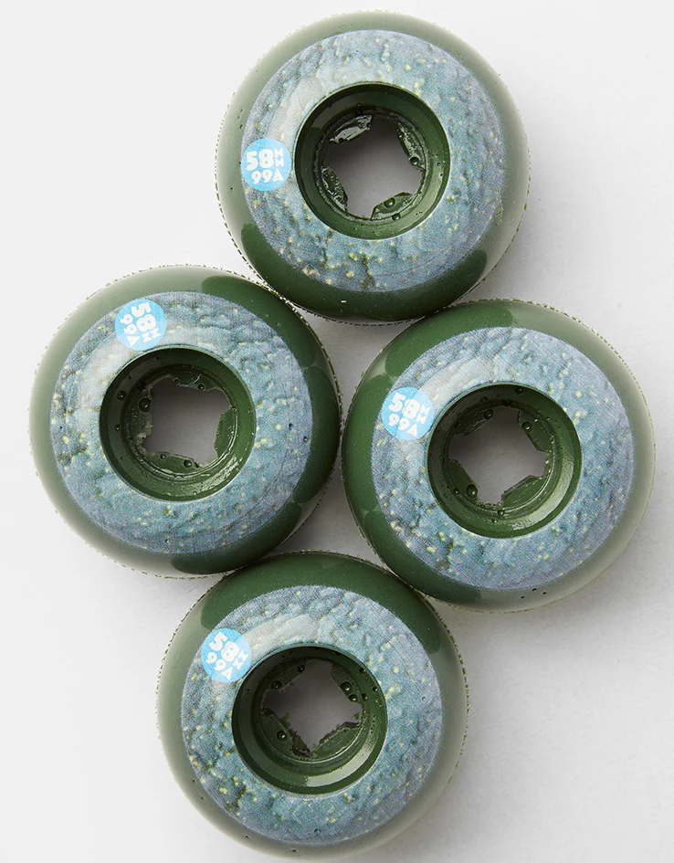 OJ Avocado Lil Doodies 99a Skateboard Wheels - 58mm - Image 2