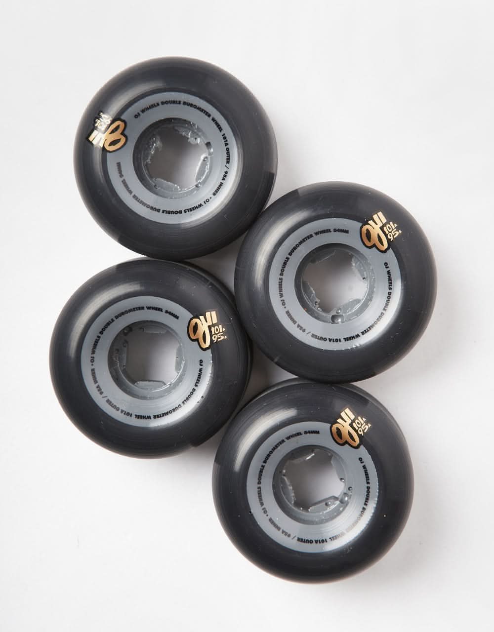 OJ Double Duro 101a/95a Skateboard Wheels - 54mm - Image 5