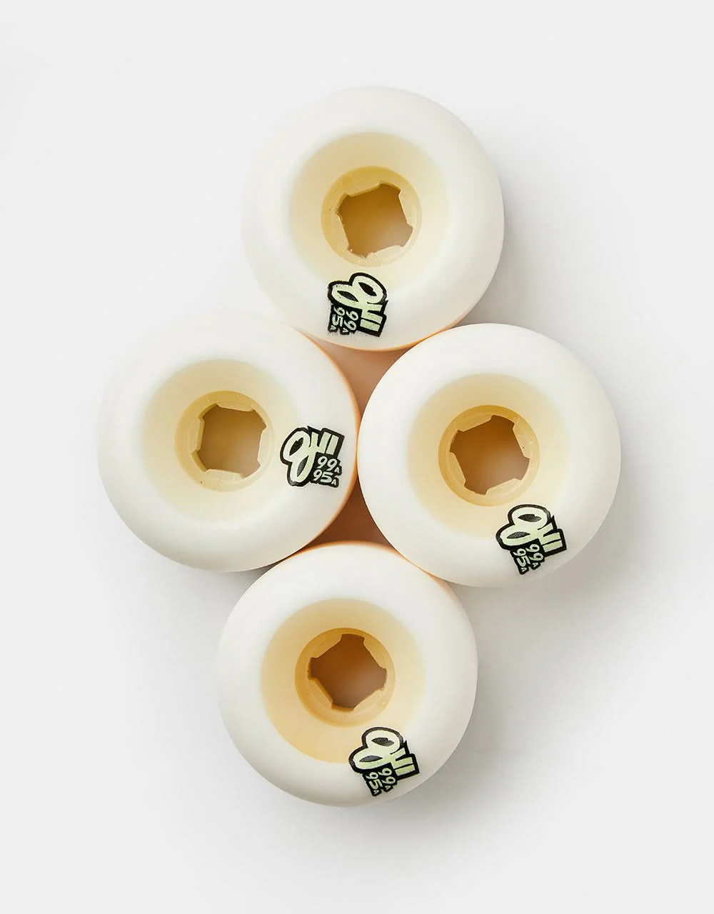 OJ Russell Sexy Mermaid Double Duro 99a/95a Skateboard Wheels - 56mm - Image 3