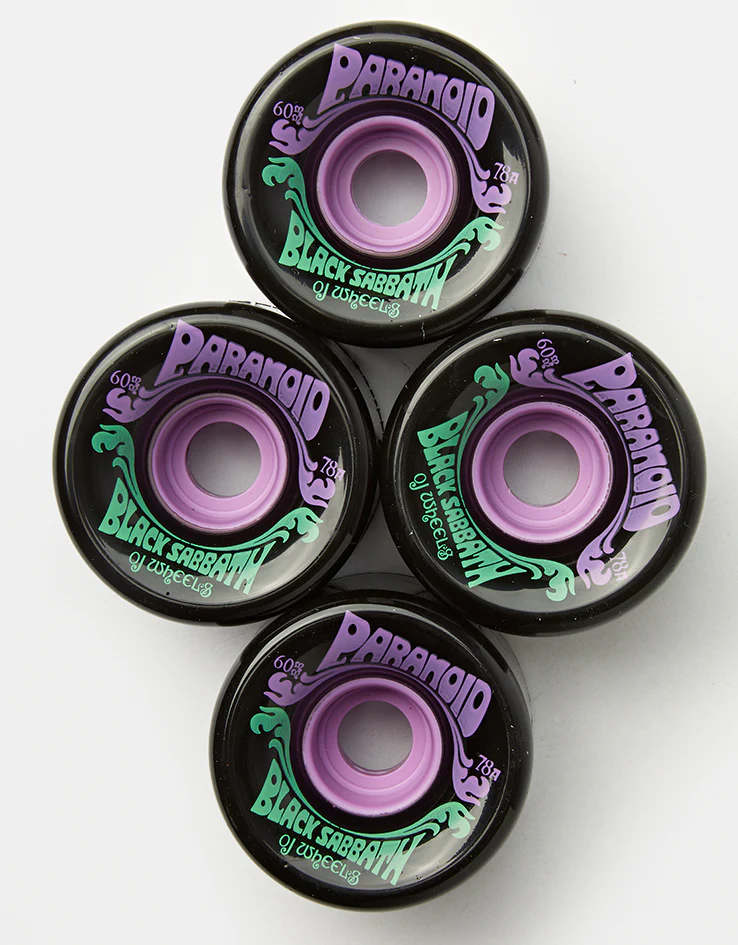 OJ x Black Sabbath Paranoid Super Juice 78a Skateboard Wheels - Image 2