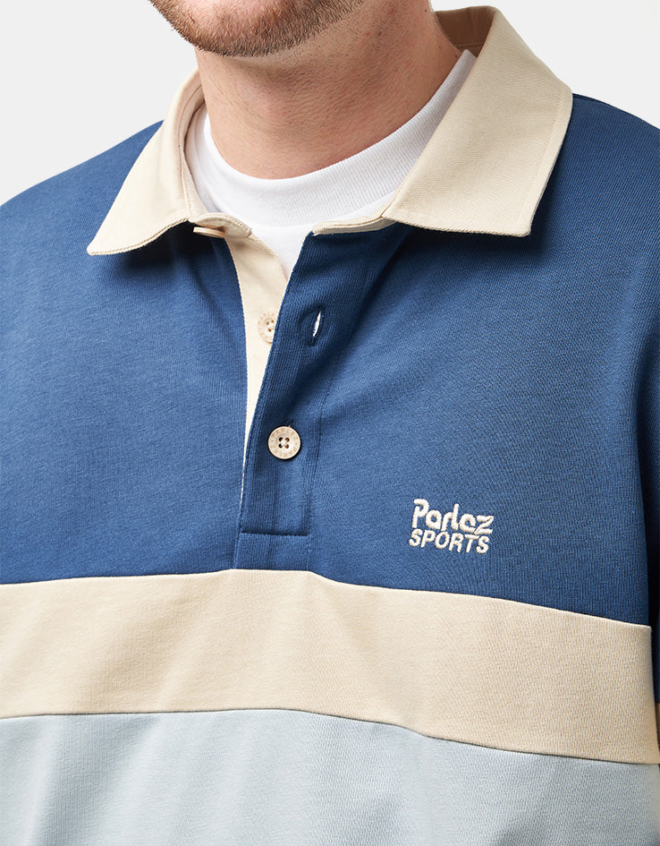 Parlez Plaza Rugby Shirt - Lagoon - Image 3