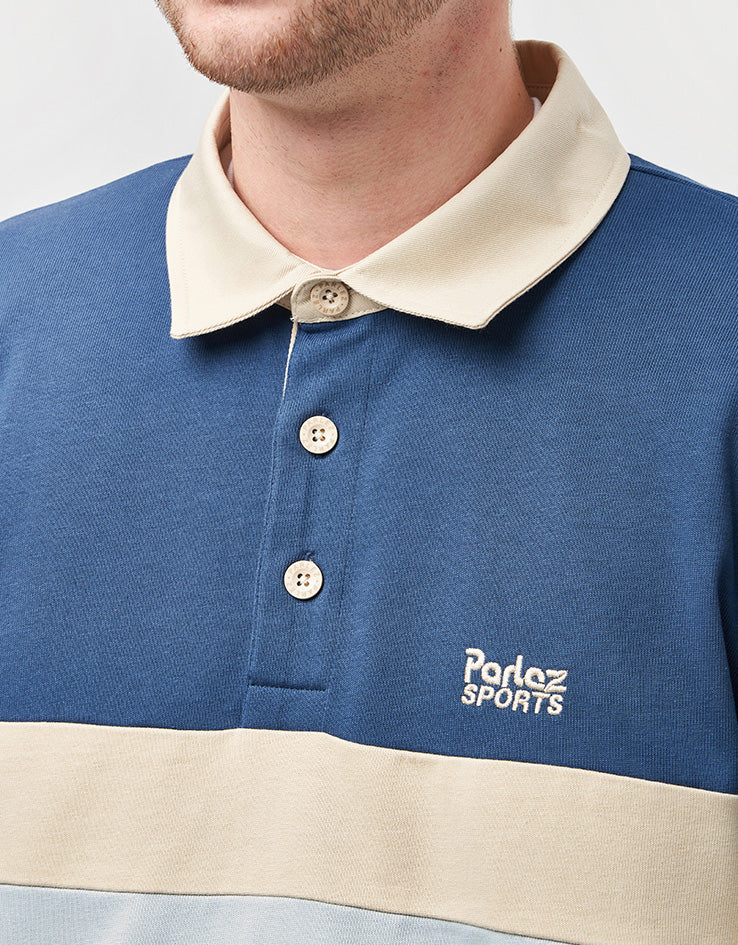 Parlez Plaza Rugby Shirt - Lagoon - Image 4