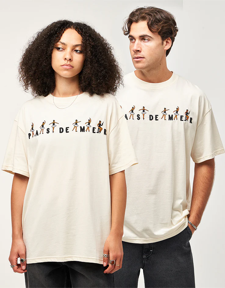 Pas De Mer Ballet T-Shirt - Cream