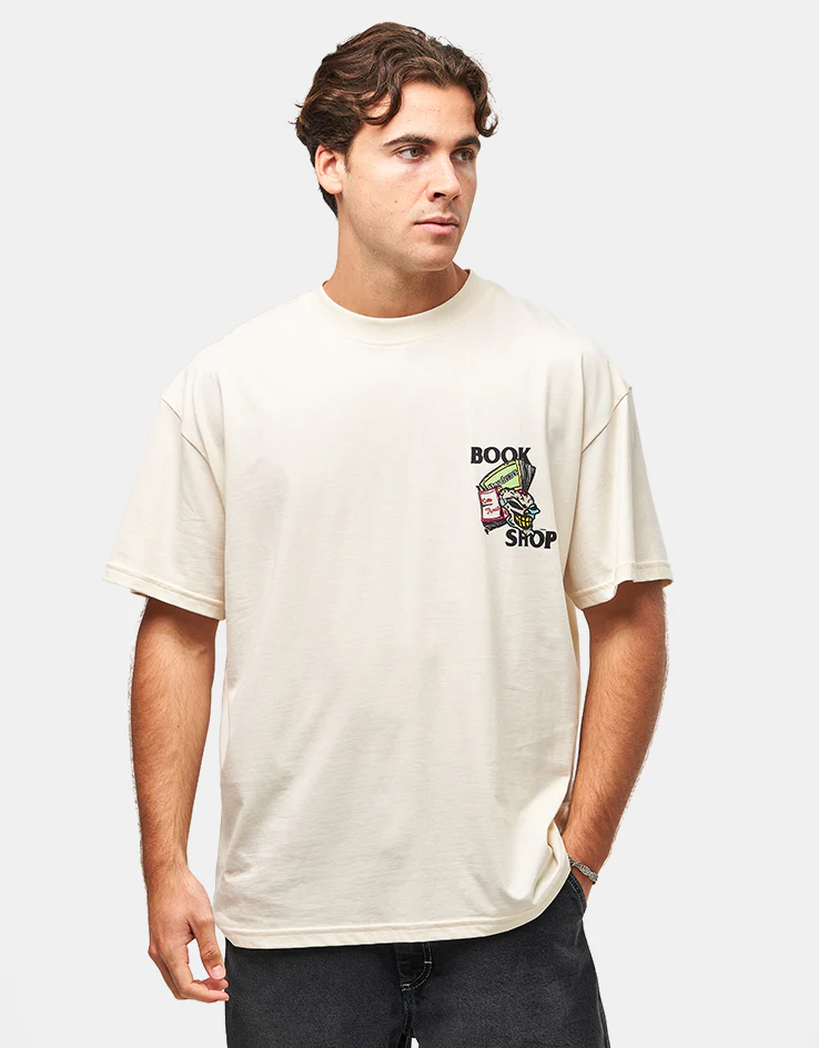 Pas De Mer Black Book T-Shirt - Cream - Image 2