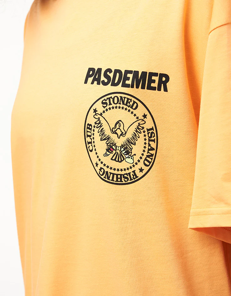 Pas De Mer Fishing Club T-Shirt - Orange - Image 10
