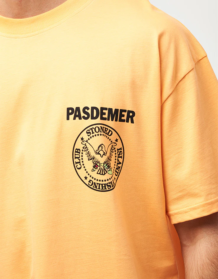Pas De Mer Fishing Club T-Shirt - Orange - Image 4