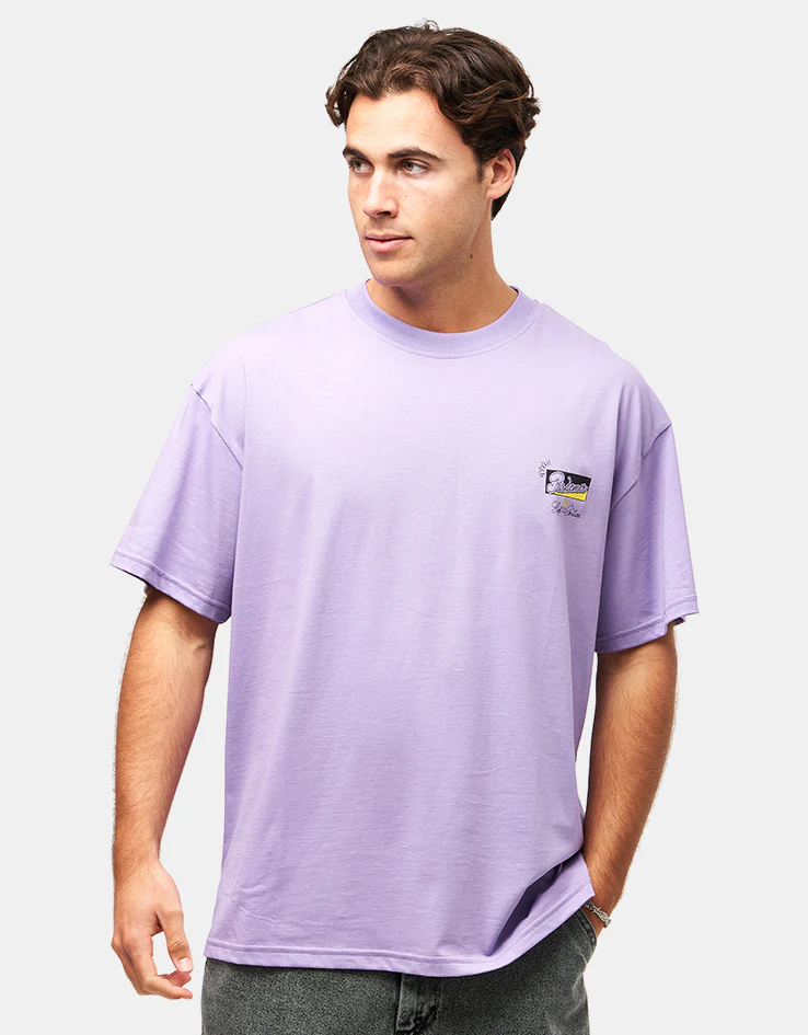 Pas De Mer Fresh Cocktails T-Shirt - Light Purple - Image 2