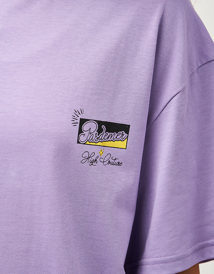 Pas De Mer Fresh Cocktails T-Shirt - Light Purple - Image 8