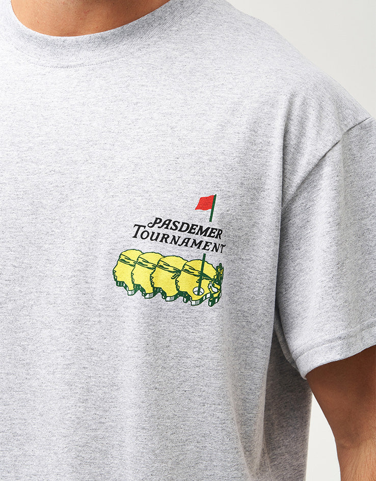 Pas De Mer Golf Course T-Shirt - Grey Melange - Image 5