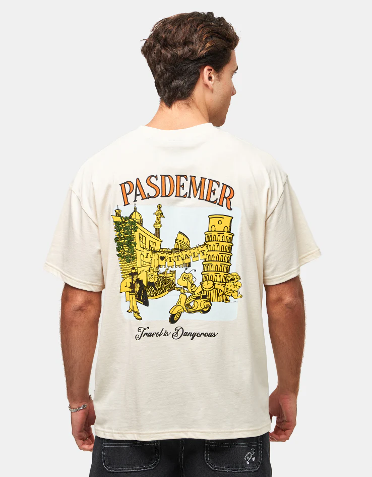 Pas De Mer I Love Italy T-Shirt - Cream
