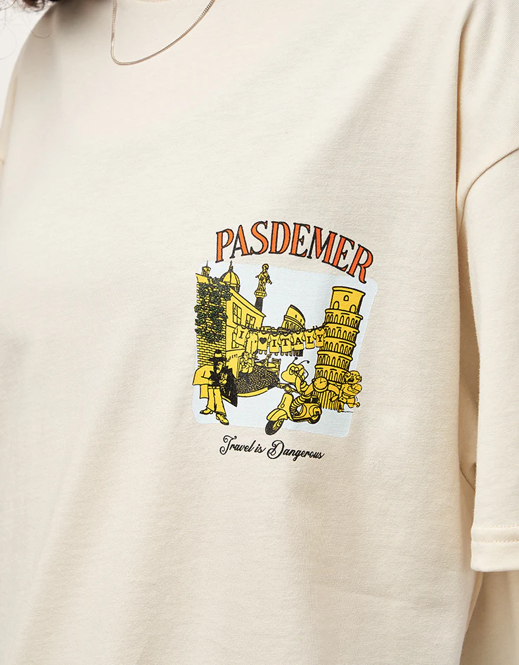 Pas De Mer I Love Italy T-Shirt - Cream - Image 10