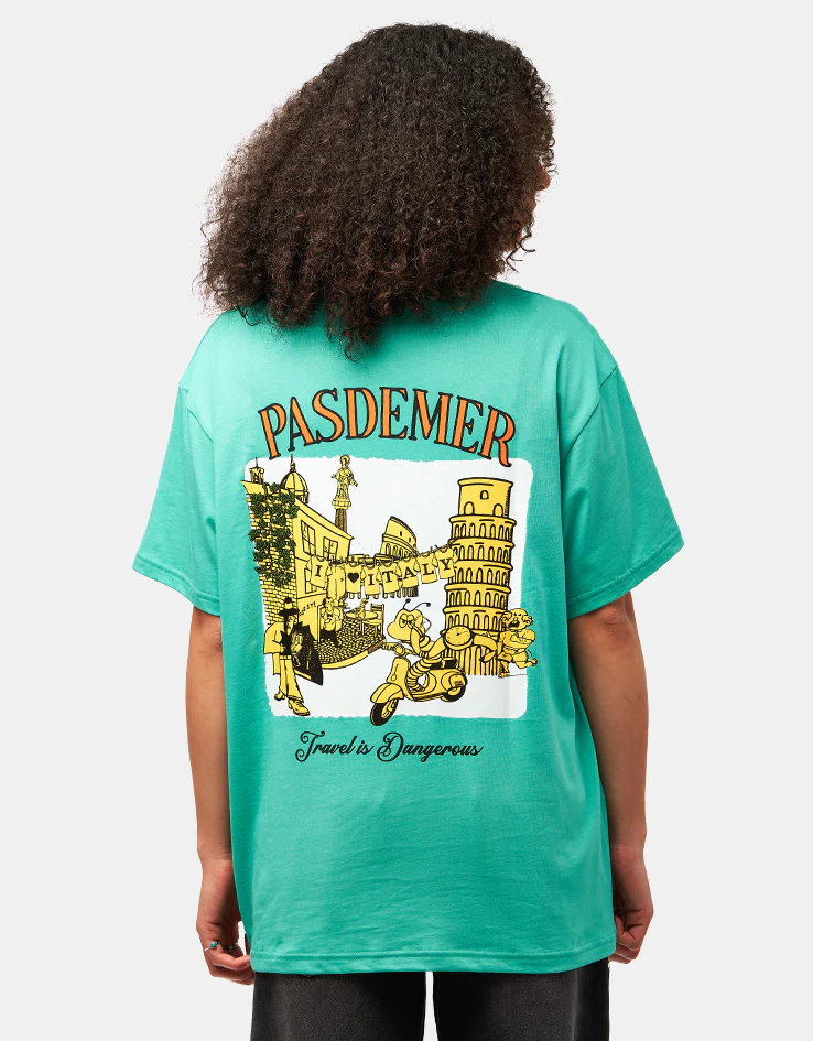 Pas De Mer I Love Italy T-Shirt - Mint Green - Image 6