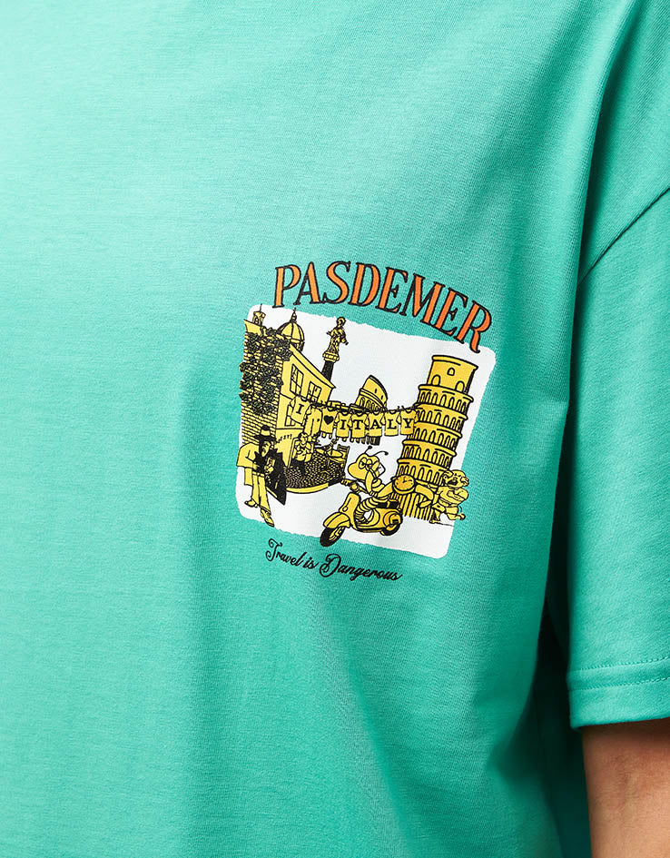 Pas De Mer I Love Italy T-Shirt - Mint Green - Image 8