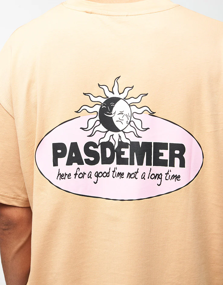 Pas De Mer Not Long Time T-Shirt - Light Brown - Image 3