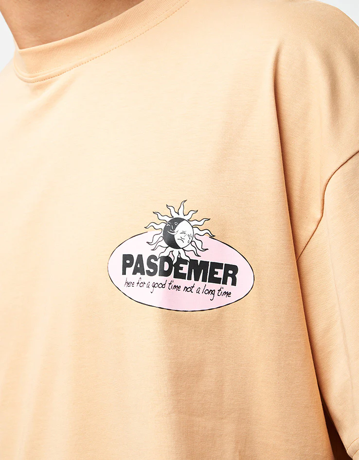 Pas De Mer Not Long Time T-Shirt - Light Brown - Image 4