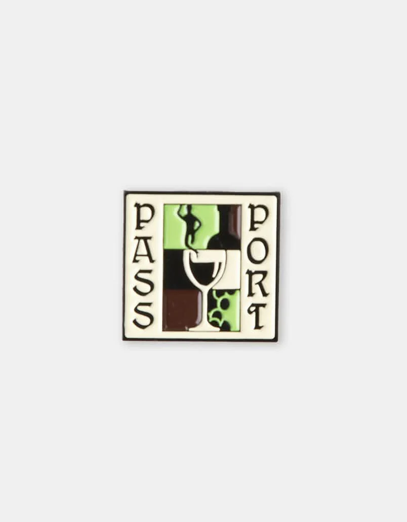 Pass Port Dine Em' Pin - Multi/Antique Silver - Image 2
