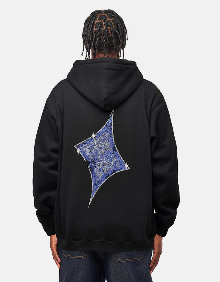 Pass Port Glint Zip Hoodie - Black - Image 3