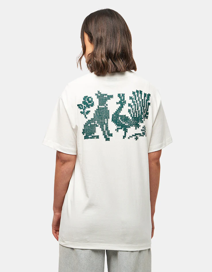 Pass Port Needlework T-Shirt - White - Image 3