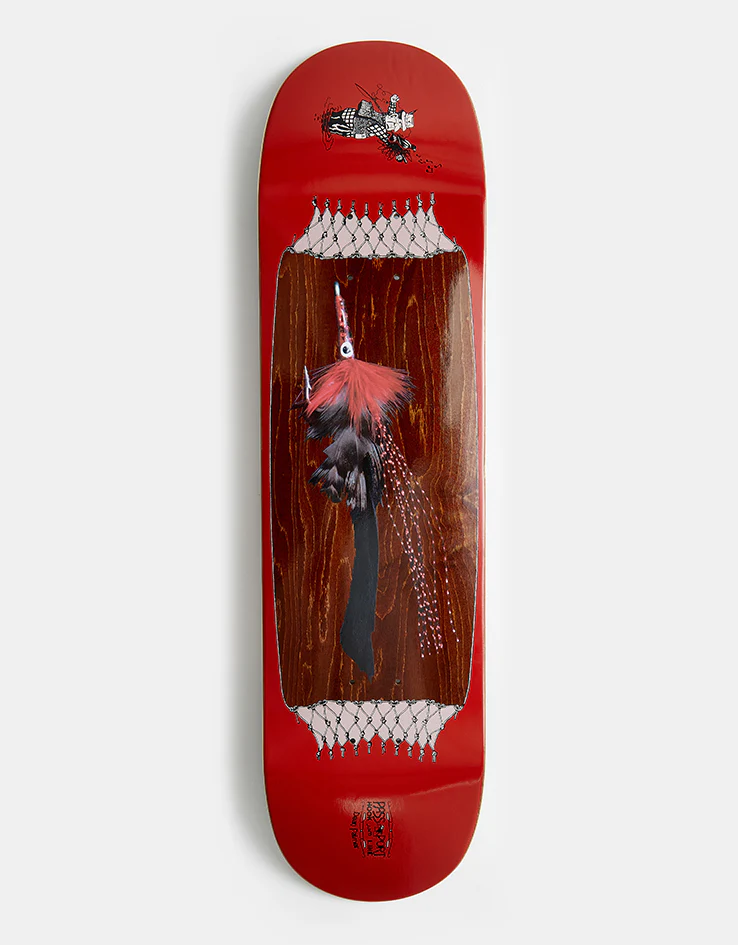 Pass Port Palmer Hook & Line Series Skateboard Deck - 8"