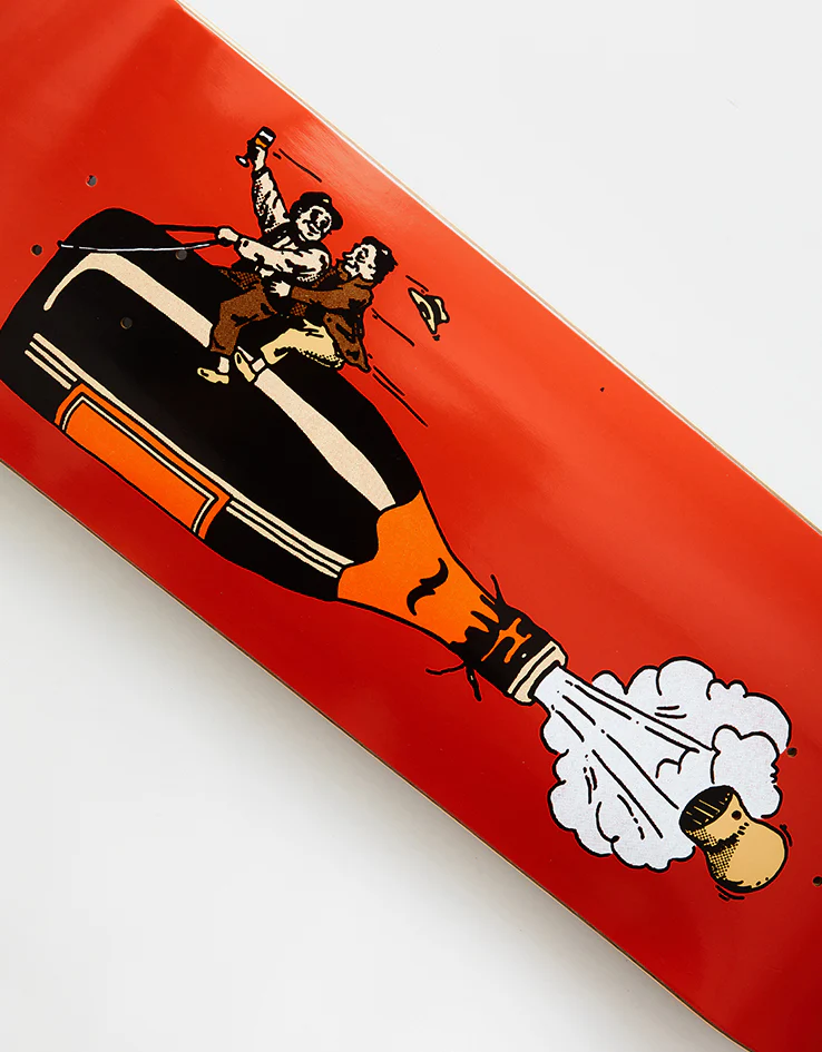 Pass Port Pop The Cork Wine Em' & Dine Em' Series Skateboard Deck - 8.8" - Image 2