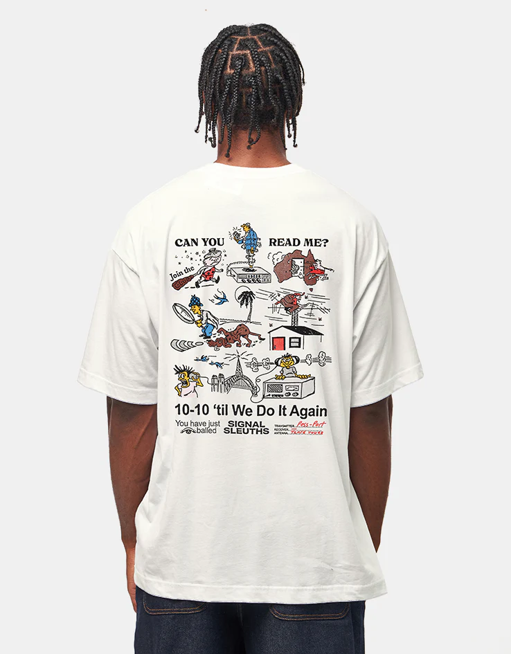 Pass Port Radio Silence T-Shirt - White