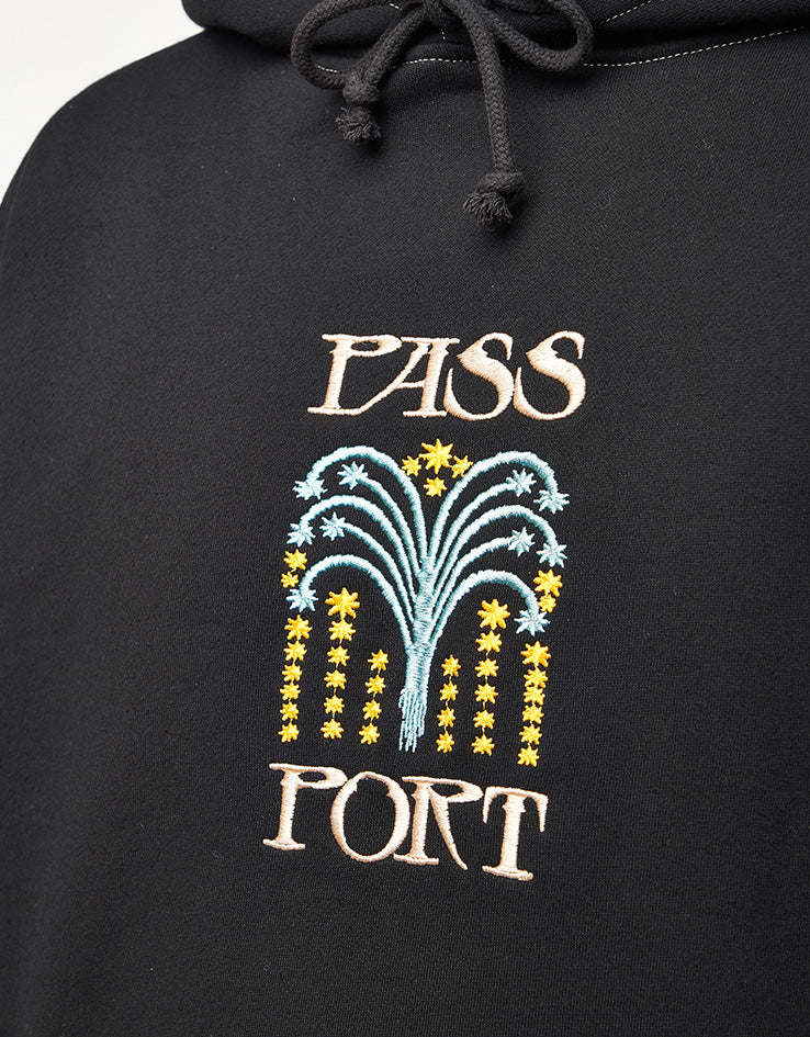 Pass Port Roman Candle Pullover Hoodie - Black - Image 3