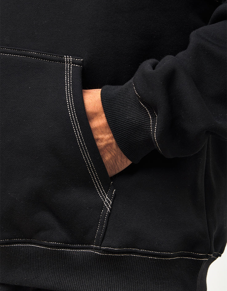 Pass Port Roman Candle Pullover Hoodie - Black - Image 4