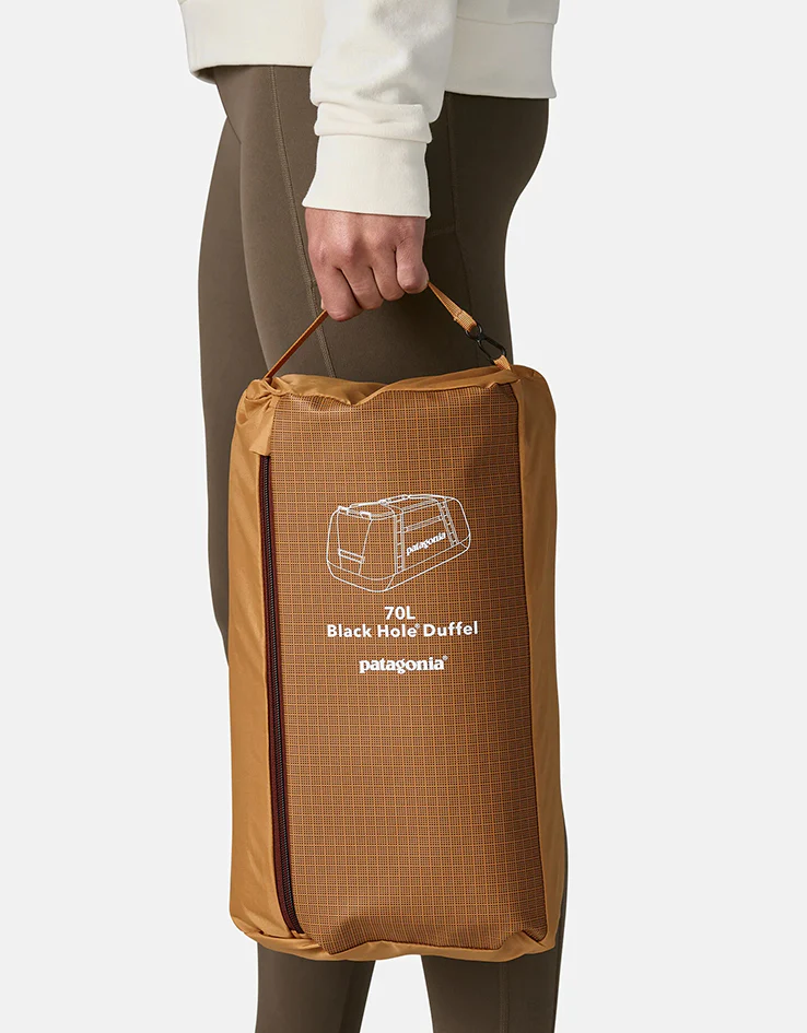 Patagonia Black Hole Duffel Bag 55L - Talon Gold - Image 4