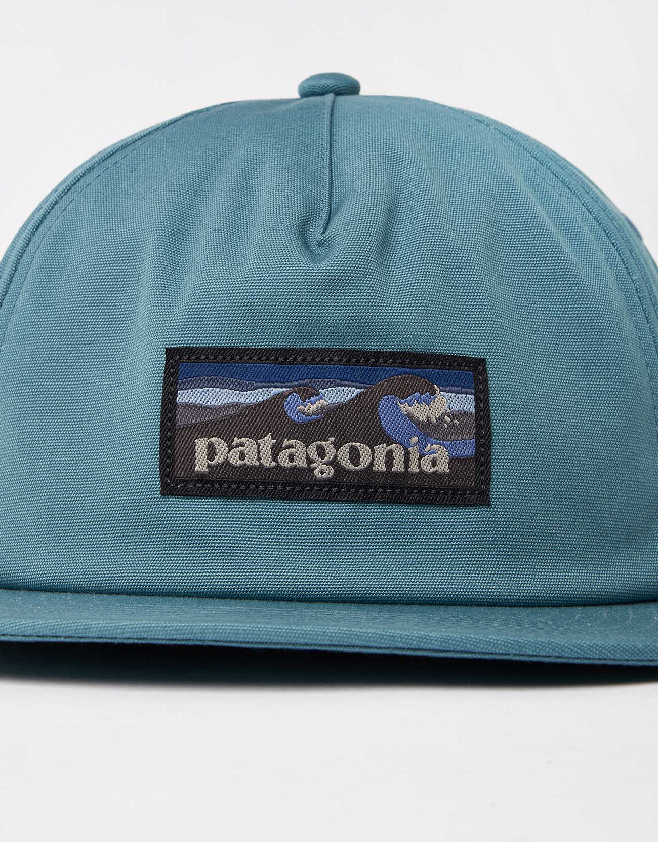 Patagonia Boardshort Label Funfarer Snapback Cap - Wetland Blue - Image 2