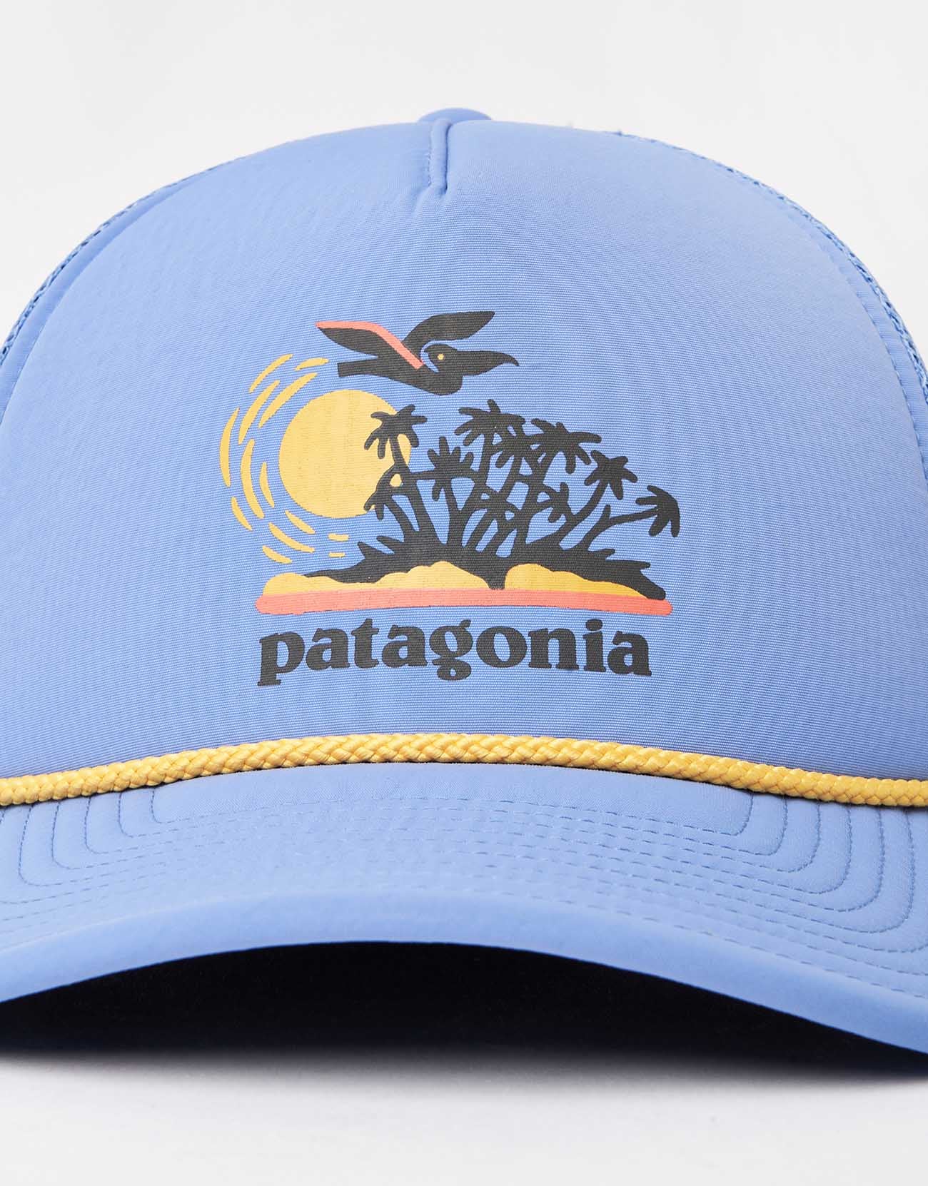 Patagonia Broadcaster Snapback Cap - Palm Island/Abundant Blue - Image 2
