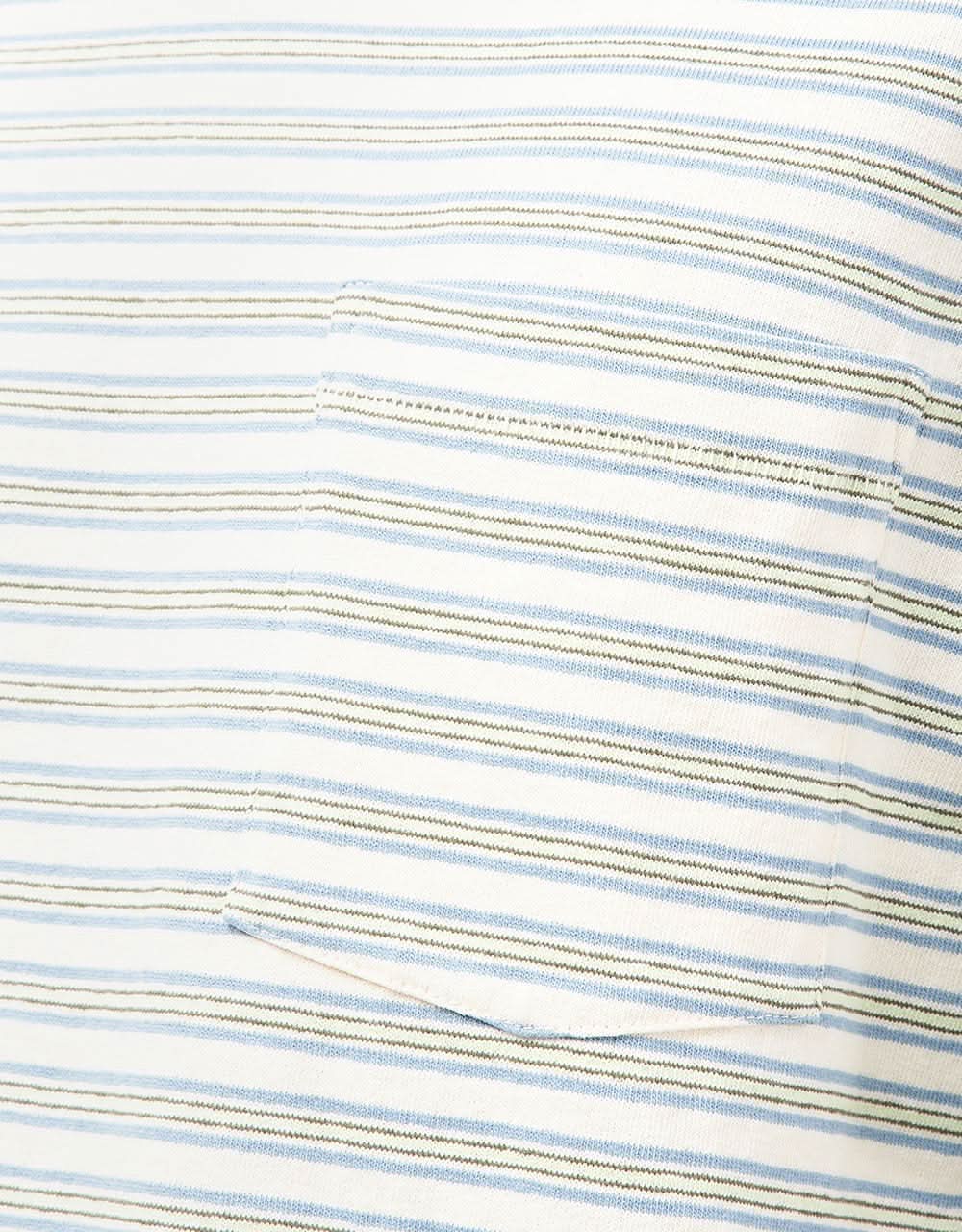 Patagonia Daily Pocket T-Shirt - Hidden Stripe: Natural - Image 4