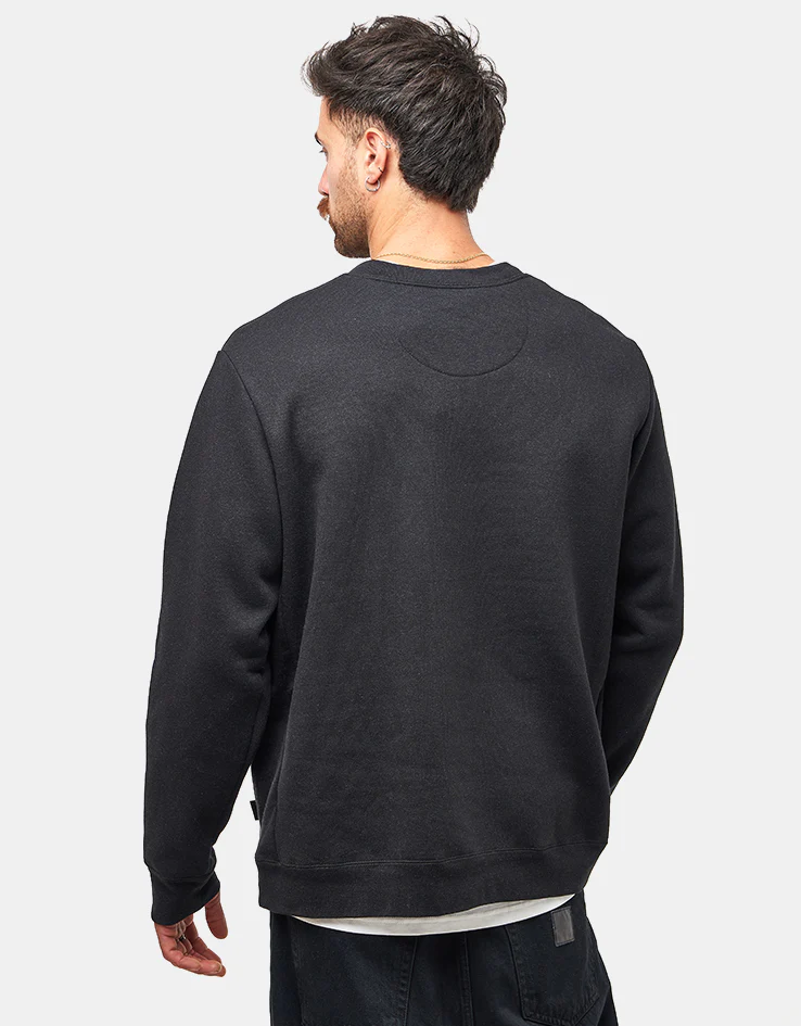 Patagonia Fitz Roy Icon Uprisal Crew Sweatshirt - Ink Black - Image 2