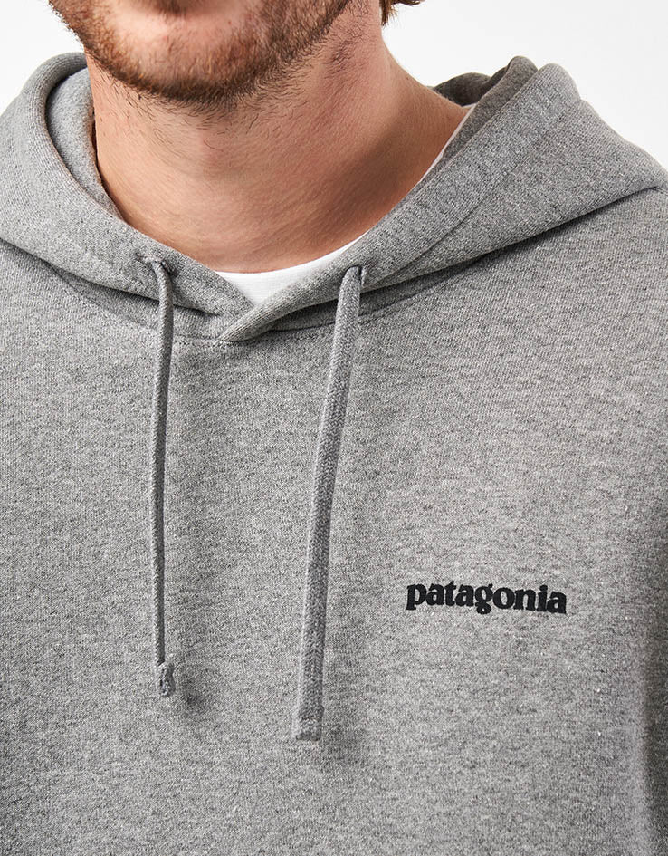 Patagonia Fitz Roy Icon Uprisal Pullover Hoodie - Gravel Heather - Image 5