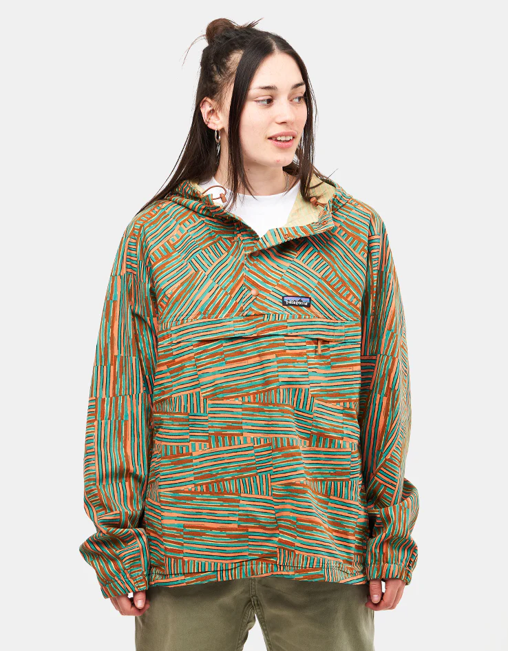 Patagonia Funhoggers Anorak - Quilty Fitz: Heartleaf Green - Image 8