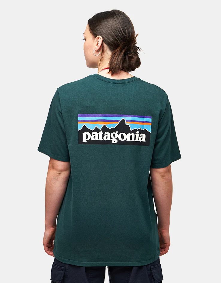 Patagonia P-6 Logo Responsibili-Tee T-Shirt - Cascade Green - Image 5