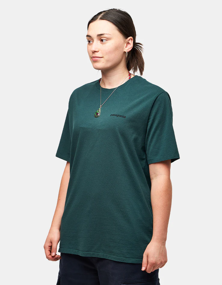 Patagonia P-6 Logo Responsibili-Tee T-Shirt - Cascade Green - Image 6