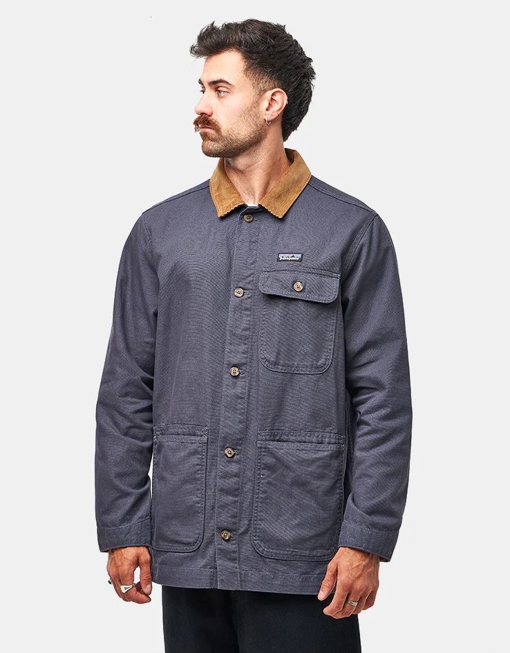Patagonia Point Reyes Canvas Jacket - Smolder Blue - Image 3