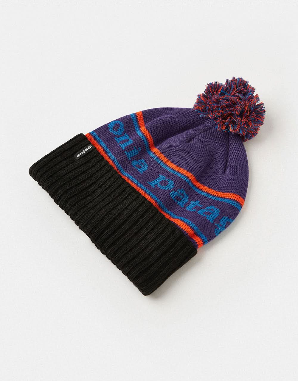 Patagonia Powder Town Beanie - Park Stripe/Purple - Image 4