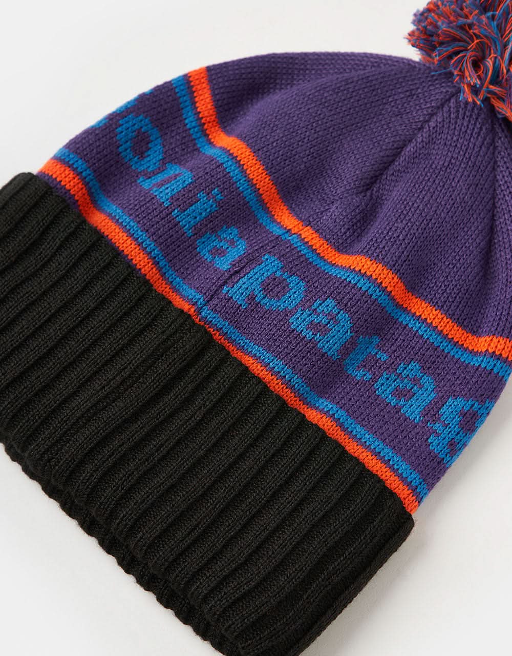 Patagonia Powder Town Beanie - Park Stripe/Purple - Image 5