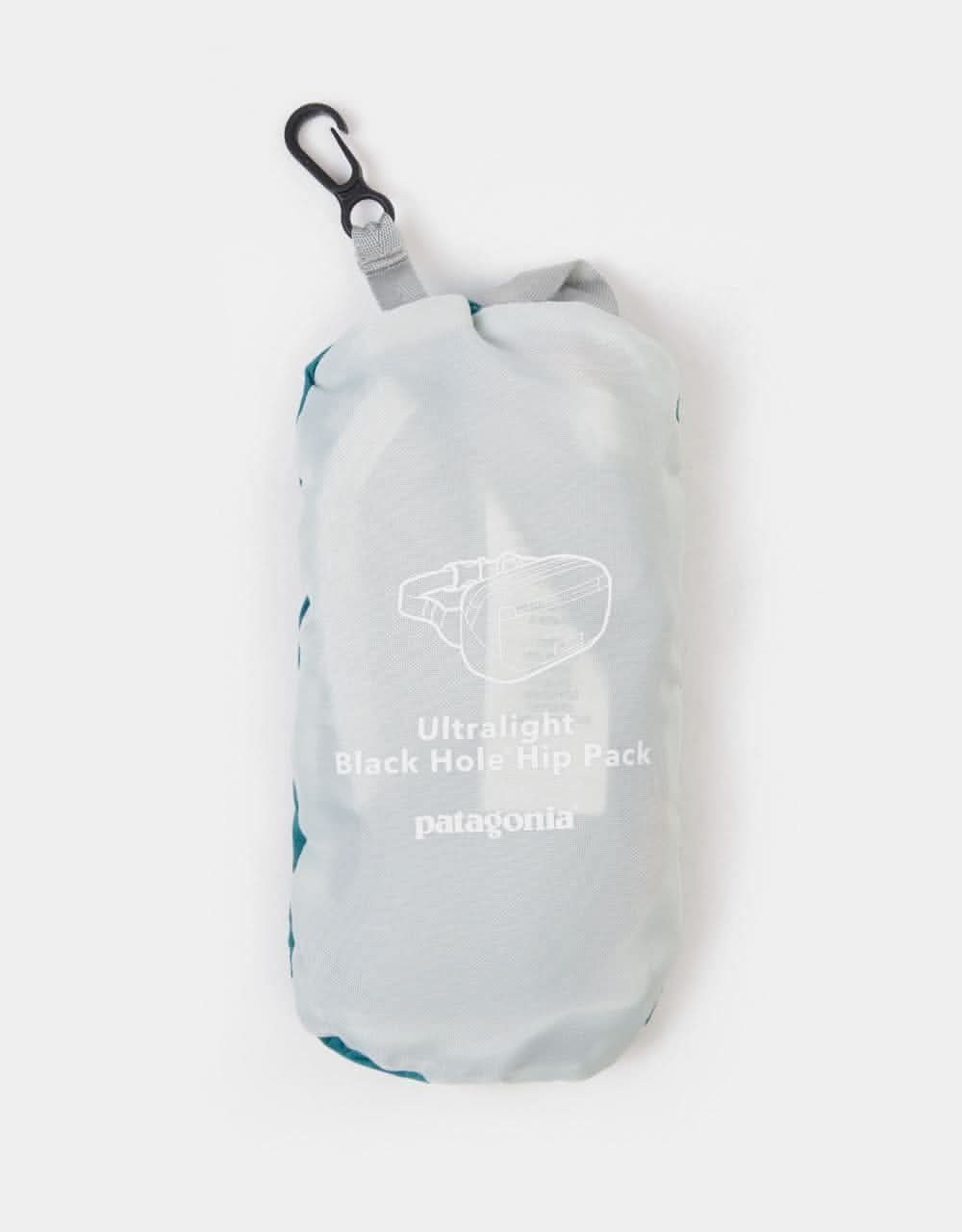 Patagonia Ultralight Black Hole Mini Hip Pack - Patchwork: Subtidal Blue - Image 4